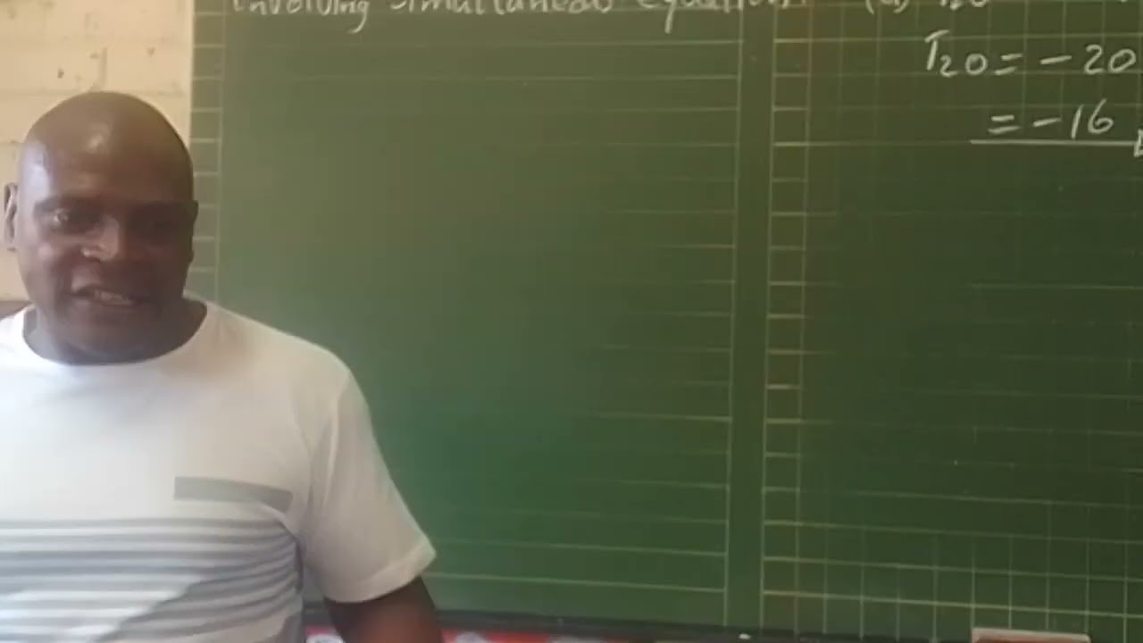 Grade 12 Maths: Find the Unknown Term in Arithmetic Sequences Using Simultaneous Equations