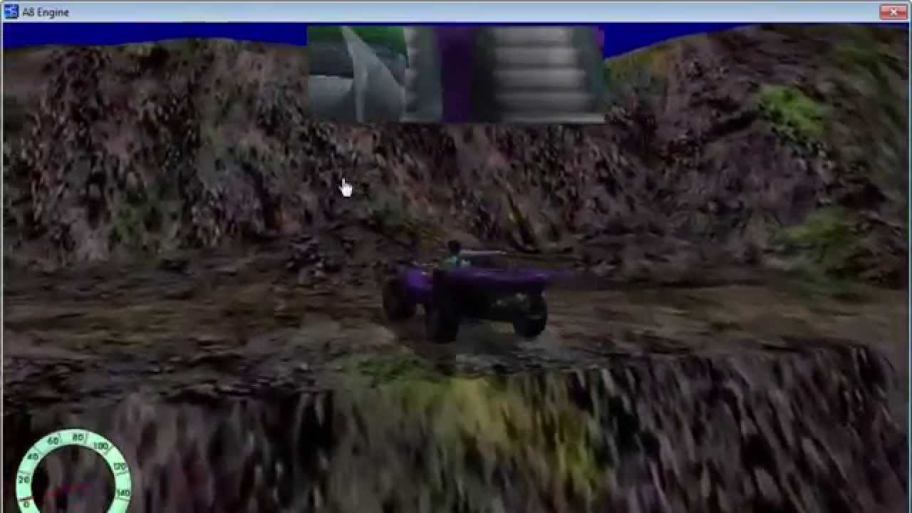 3DGamestudio A8 Car physics Demo - YouTube