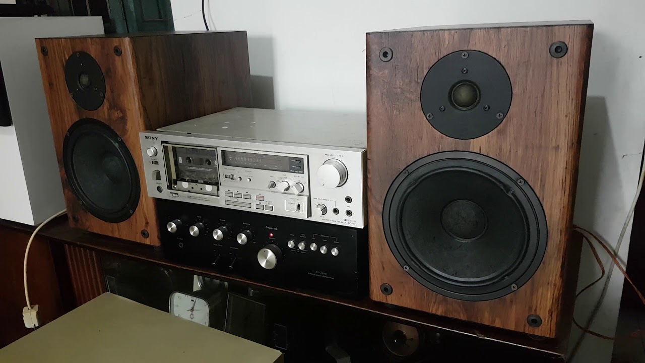 Sansui Au 2900 Amplifier Whaferdale Bookshelf Custom Speaker