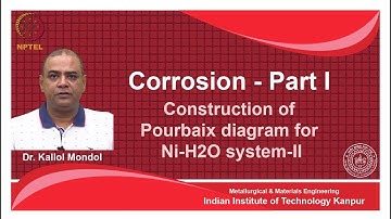 noc18-mm14 Lecture 22-Construction of Pourbaix diagram for Ni-H2O system-II