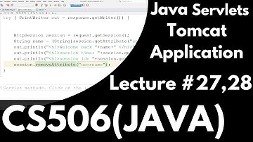 CS506 Short Lecture 27 & 28 | Servlets | JAVA | Coding | VU | M Taimoor Ameen