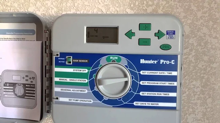 Common error when setting sprinkler run times