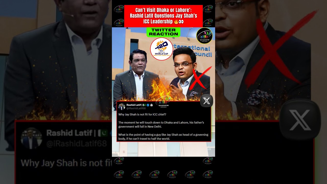 🤯🔥 Jay Shah is Unfit for ICC Chief - Rashid Latif Slams Jay Shah 🔥👀