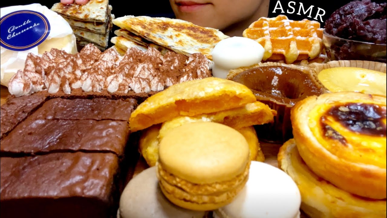 【咀嚼音】業務スーパーの美味しいスイーツたち！/ASMR/EatingSounds/Mukbang/먹방