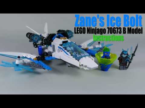 Instructions for Zane's Ice Bolt - LEGO Ninjago B model - YouTube