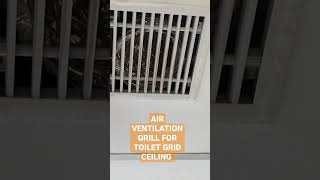 Air Ventilation Grill For Toilet Ceiling