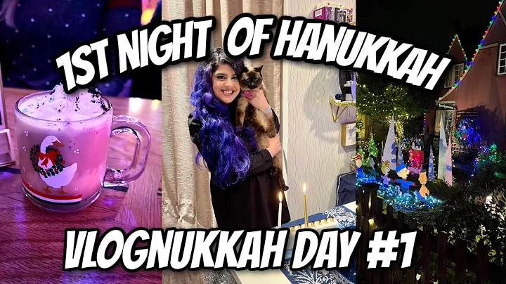 Celebrating the 1st Night of Hanukkah & Holiday Fun in Portland | Vlognukkah Day #1
