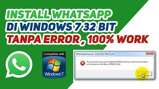 Cara Install WhatsApp di Windows 7 32 bit Versi Terbaru | 100% Work (2021) screenshot 3