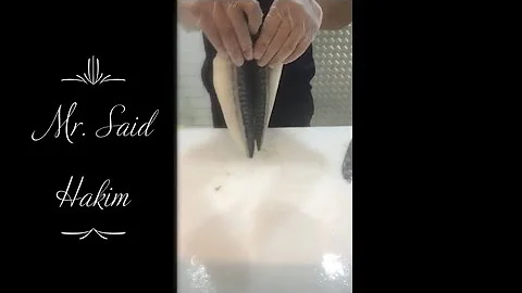 how to butterfly a fillet mackerel fish