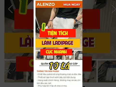 #1 MẸO Làm Landing Page Nhanh Gấp 10 Lần #shorts Mới Nhất