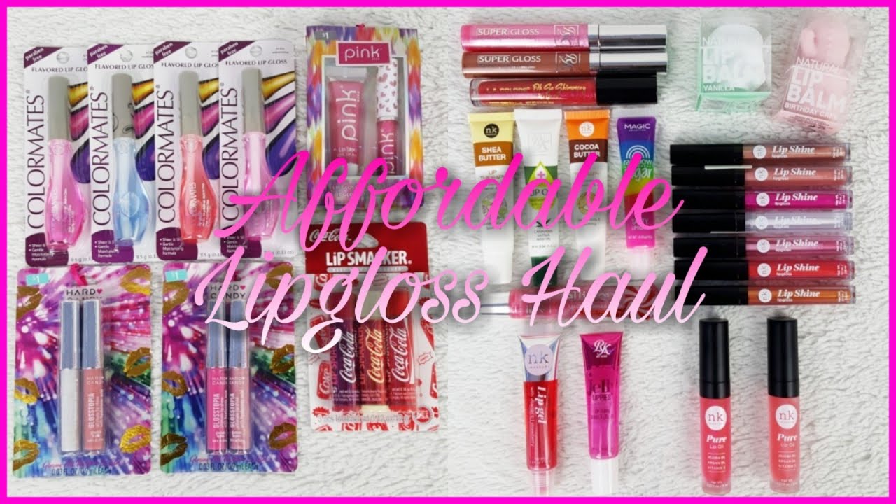 Under $5 💕 Lipgloss Haul • Nicka K, Ruby Kisses, Magic Collection, LA Colors, Rebels Refinery + more