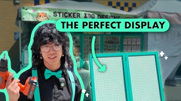 How I Built A Custom Pegboard For Outdoor Markets
