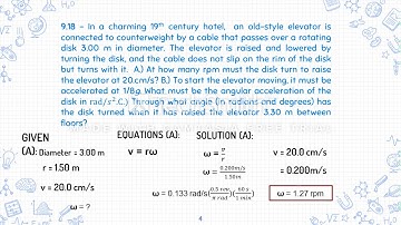 Rotation of Rigid Bodies Problems