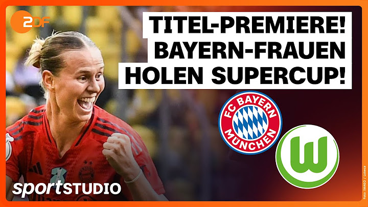 FC Bayern München – VfL Wolfsburg | Supercup der Frauen 2024/25 | sportstudio