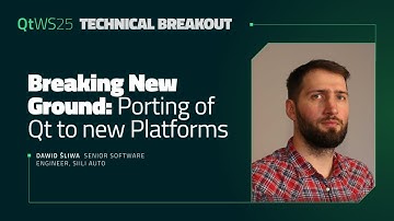 Breaking new Ground: Porting of Qt to new Platforms