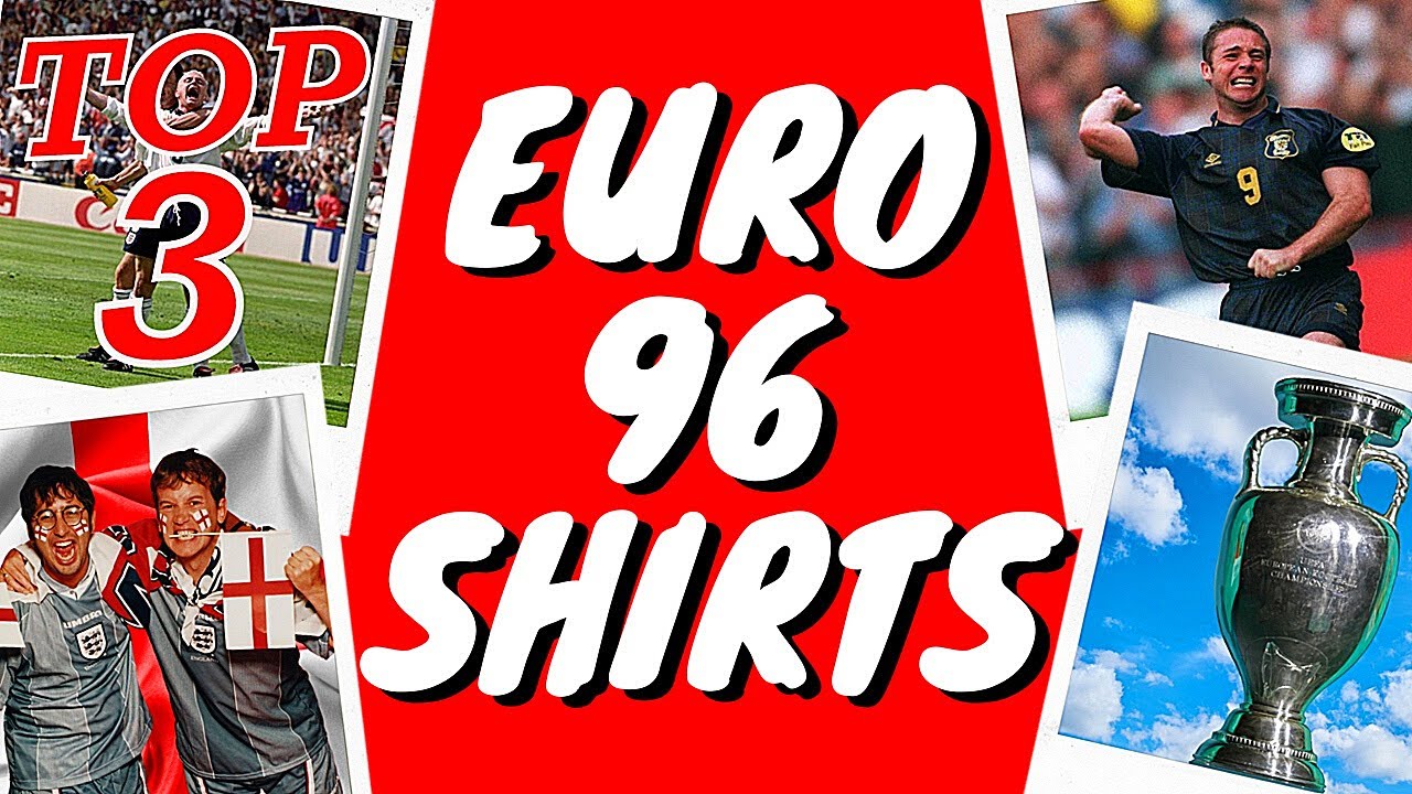 TOP 3 EURO 96 FOOTBALL SHIRTS IN MY COLLECTION!!! - YouTube