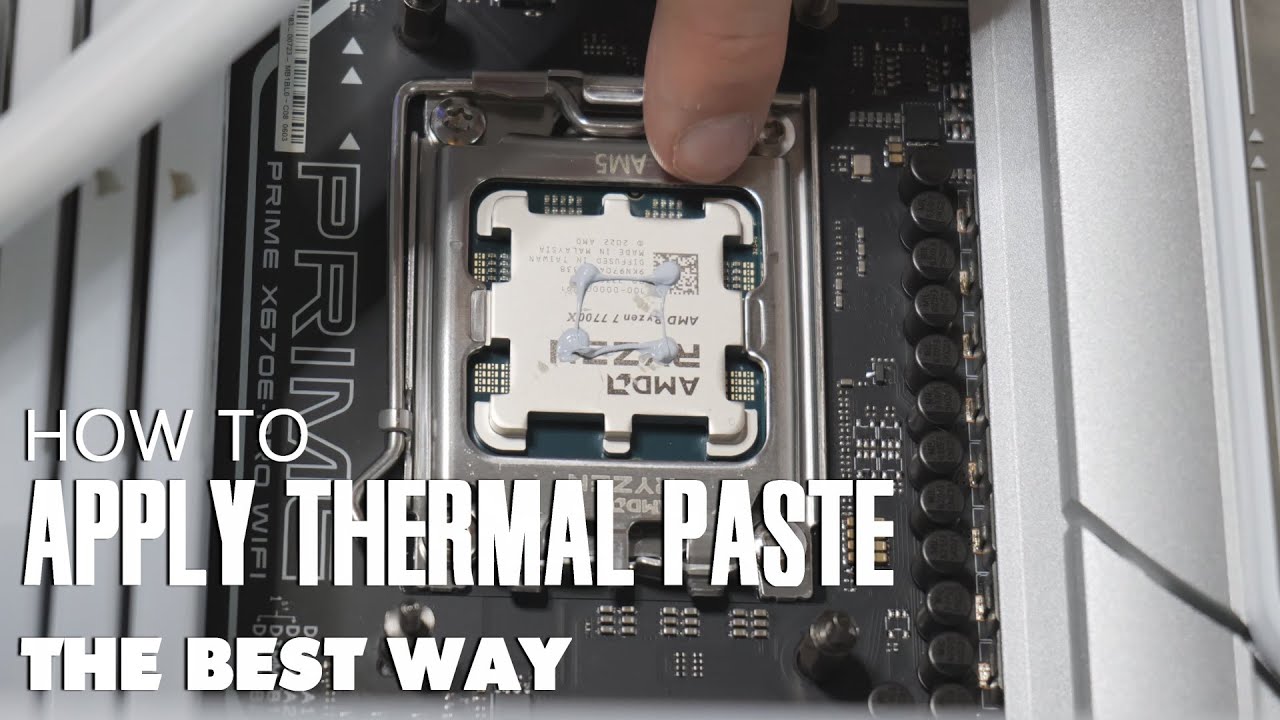 The Best Way to Apply Thermal Paste to CPU 