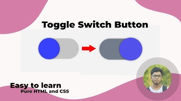 Toggle switch button using html and css , Animated Checkbox