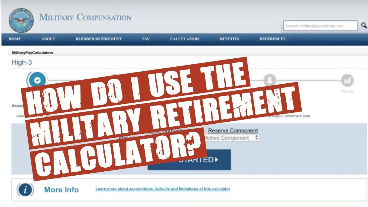 Dod retirement calculator 