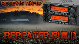 Retevis RA87 G.M.R.S. 40watt Repeater build and testing