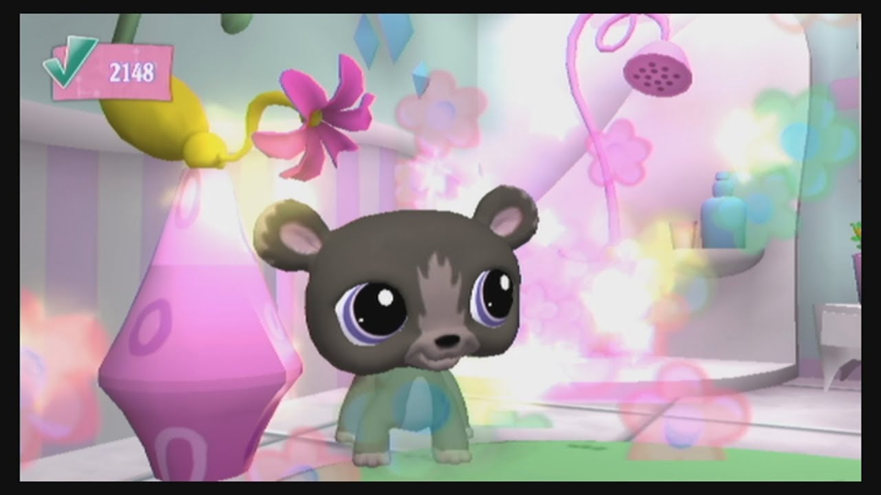 Year 2009 Littlest Pet Shop 6 Pets from the LPS Friends Video Games