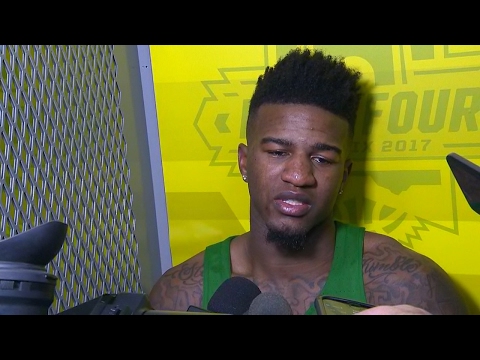 Jordan Bell gives emotional postgame interview after Oregon's loss to UNC