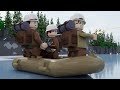 Lego ww2  the battle of the bulge  crossing the river