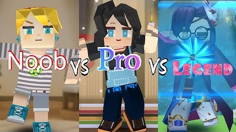 Noob VS Pro VS Legend Jailbreak. (Blockman go Blocky mods).