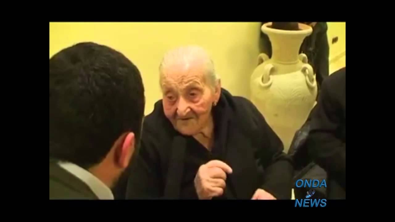 Montesano sulla Marcellana : Nonna Maria Sabia festeggia i suoi 100 anni.