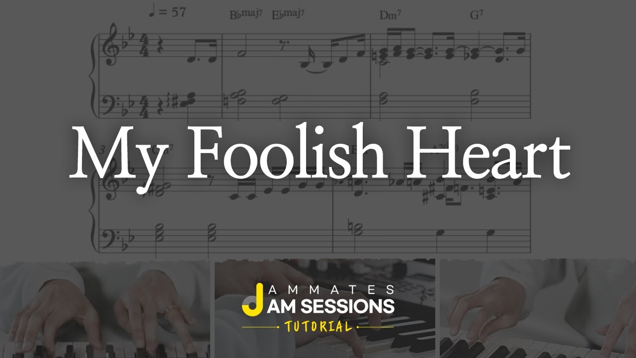 [Jam Sessions Tutorial] My Foolish Heart(Bb, S, 57bpm) 1 TAKE ONLY
