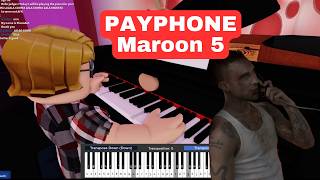 I played PAYPHONE by MAROON 5 on ROBLOX GOT TALENT screenshot 3