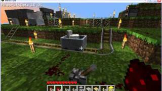 Minecraft beta 1.5 - powered rail- using switch