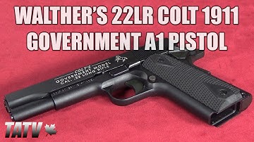 Cover Image for Walther's 22LR Colt Government 1911 A1 Pistol