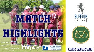 Suffolk vs Staffordshire NCCA Trophy Highlights - 12th May 2024