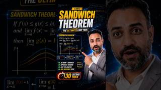 Sandwich Theorem in 30 Seconds 🔥| Limits Short Trick | JEE Main & Advanced Maths#shorts#jee #jeemain