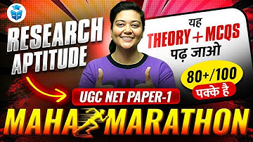 UGC NET Paper 1 Maha Marathon Class | UGC NET Research Aptitude Complete Revision | Aditi Mam