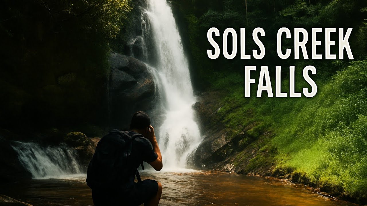 I found an INSANE waterfall: Upper Sols Creek Falls!