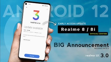 Realme 8/8i BIG Announcement Realme UI 3.0 Based On Android 12 Confirm Release Date