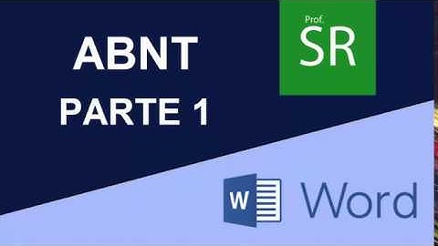 Microsoft Word 2013/16 - ABNT - Parte 1 - Margens, Fonte e Parágrafo