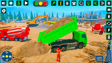 Road Construction Simulator Game - Heavy Machine & Mining Simulator - Android Gameplay