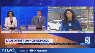 Hundreds of thousands of LAUSD students head back to class