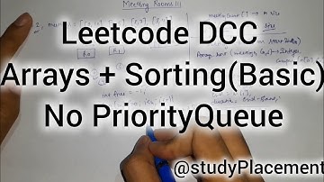 LeetCode 2402 | Meeting Rooms III | Arrays + Sorting + Loop 🔁 | DCC July 11 | Intuitive Solution