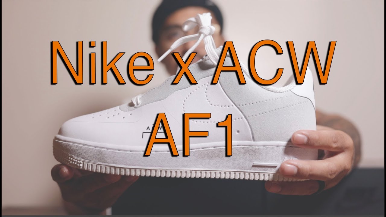 air force 1 acw on feet