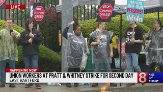 Pratt & Whitney strike enters second day