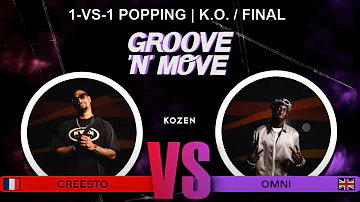 Groove'N'Move Popping Battle 2024 - Final - OMNI vs CREESTO