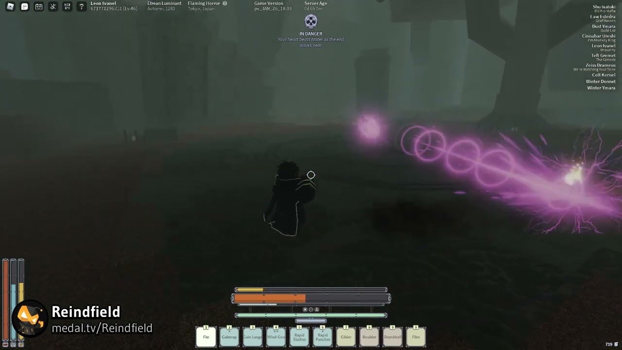 (Deepwoken) Survive ferryman grand javelin whilst using traveler cloak YouTube