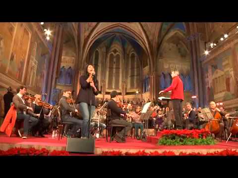Anggun At The Rehearsals For Concerto Di Natale 2014 In Assisi