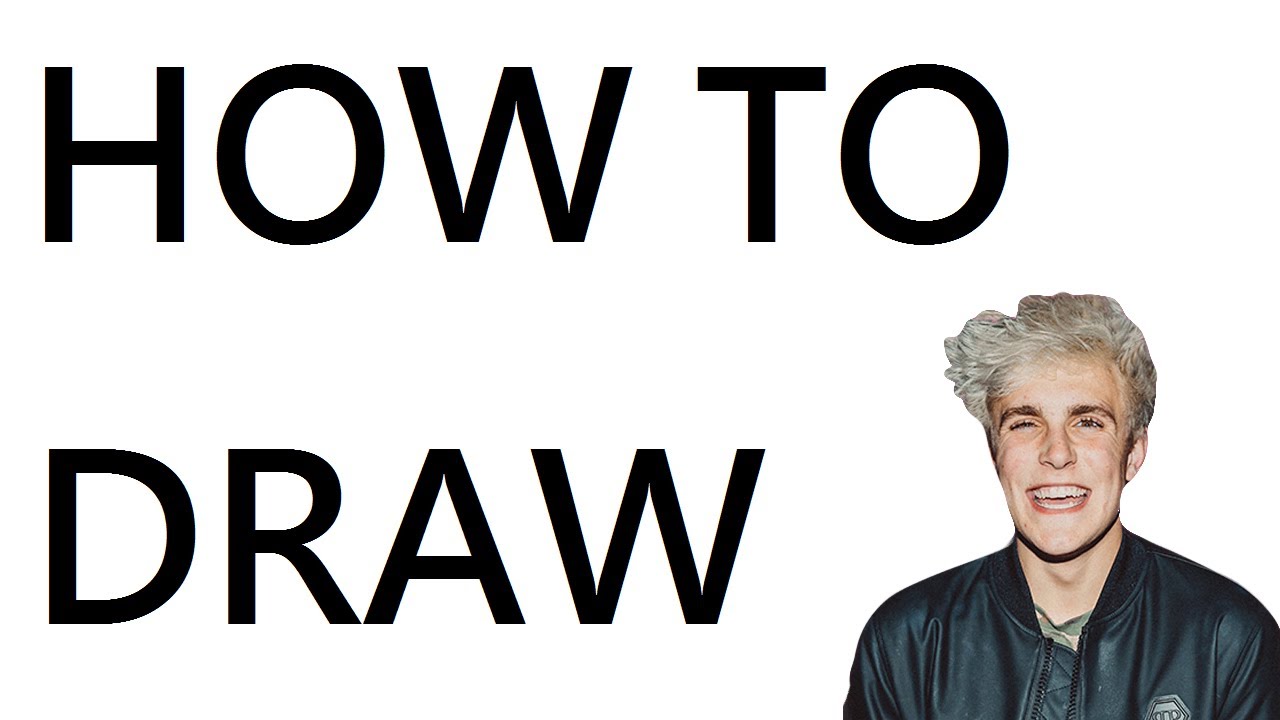 HOW TO DRAW Jake Paul - YouTube