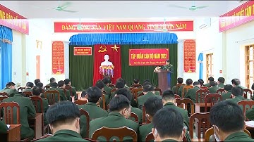 Bộ chỉ huy quân sự tỉnh khai mạc lớp tập huấn cán bộ năm 2022
