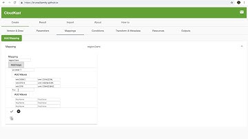 how to create CloudFormation mappings using CloudKast